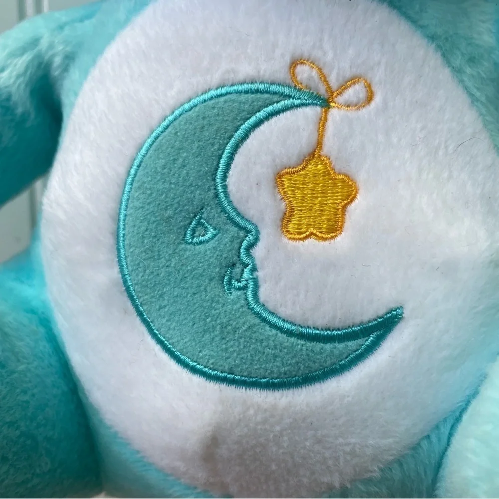 CARE BEARS 12” Blue BEDTIME Bear Plush Stuffed Animal Moon Star Nanco Plush Toy